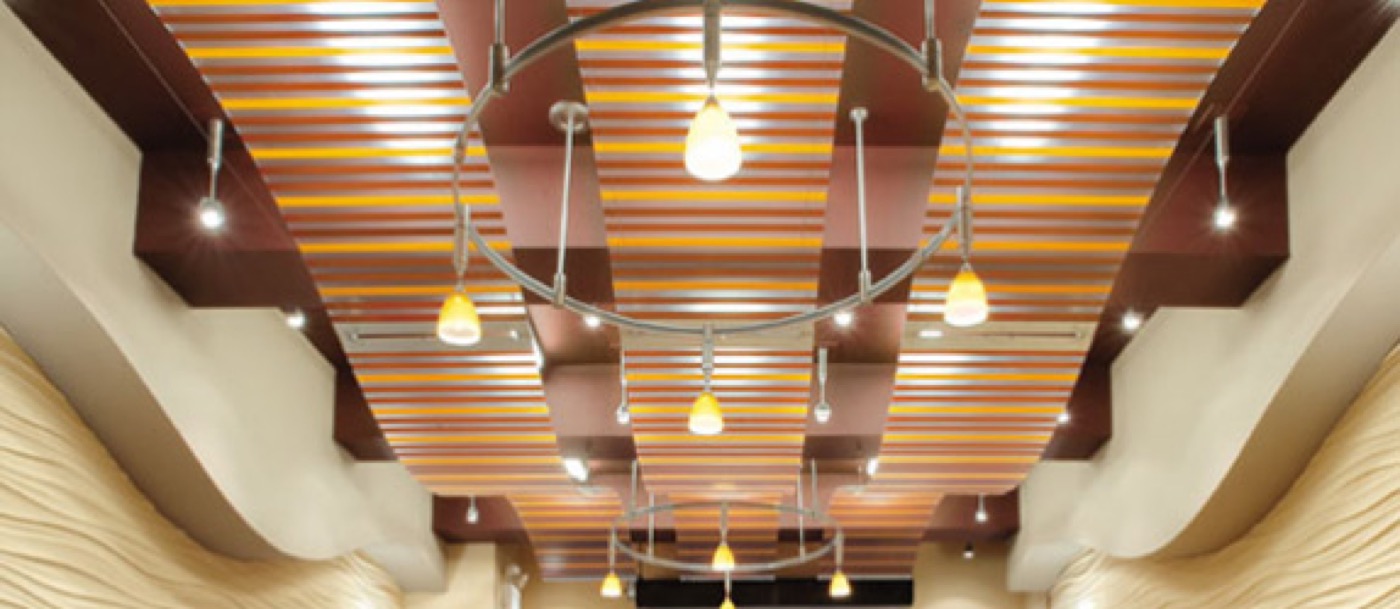 Accent canopy ceiling