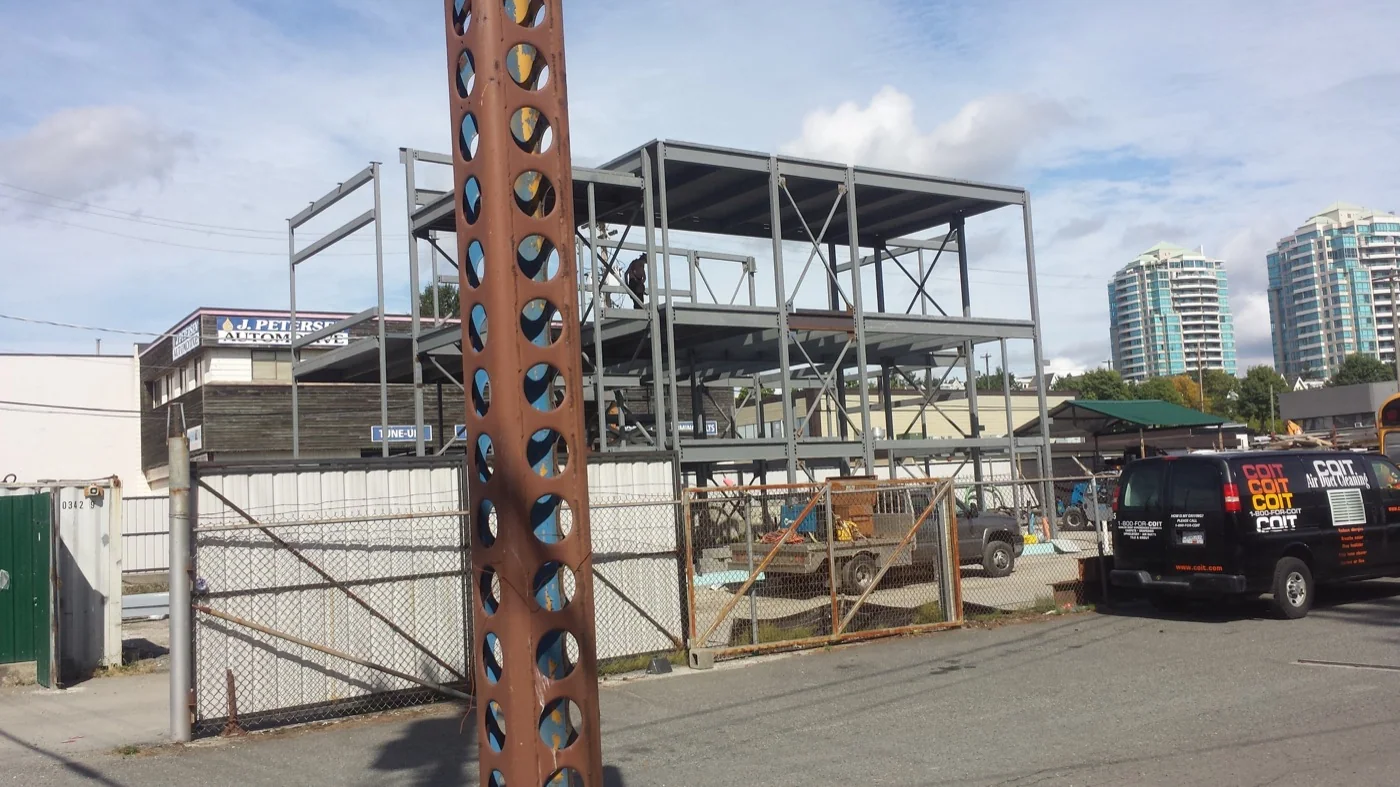 Commercial steel-framing structure