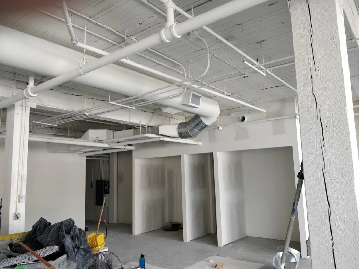 Commercial interior under construction
